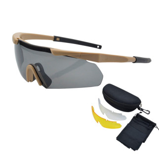 Тактичні окуляри койот 3 комплекти змінних лінз - Інтернет-магазин спільних покупок ToGether