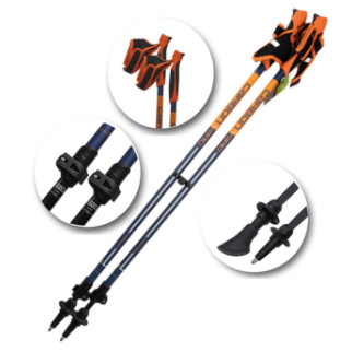 Палиці для скандинавської ходьби Birki Nordic Walking Carbon Vario 105-145 см blue/orange (XXNPOC214.870) - Інтернет-магазин спільних покупок ToGether