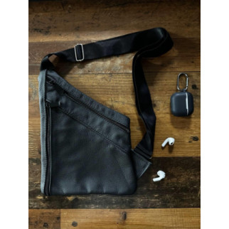 сумка через плече (правостороння) чорна - Інтернет-магазин спільних покупок ToGether