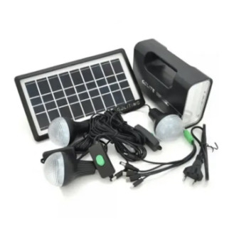 Портативна акумуляторна станція для заряджання з ліхтарем сонячною панеллю GDLITE GD-1 плюс 3 лампочки - Інтернет-магазин спільних покупок ToGether