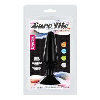 Чорна анальна пробка Lure Me Silicone Anal Plug Small 18+ - Інтернет-магазин спільних покупок ToGether