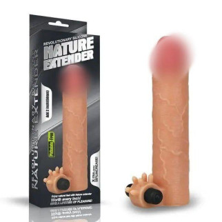 Насадка подовжувальна на член Revolutionary Silicone Nature Extender Flesh 18+ - Інтернет-магазин спільних покупок ToGether