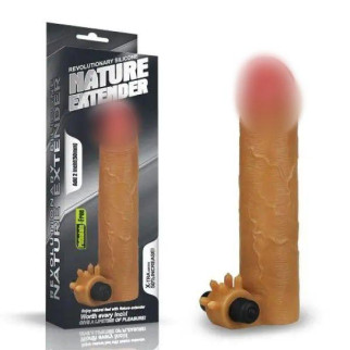 Насадка подовжувальна на член Revolutionary Silicone Nature Extender Brown 18+ - Інтернет-магазин спільних покупок ToGether