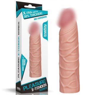 Суперреалістична подовжувальна насадка на пеніс Pleasure X Tender Penis Sleeve 18+ - Інтернет-магазин спільних покупок ToGether