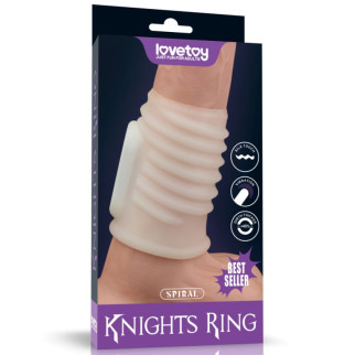 Насадка на пеніс Vibrating Spiral Knights Ring 18+ - Інтернет-магазин спільних покупок ToGether