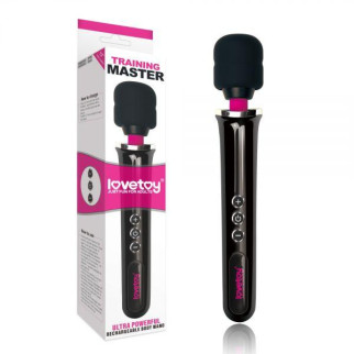 Потужний вібростимулятор клітора Training Master Ultra Powerful Rechargeable Body Wand 18+ - Інтернет-магазин спільних покупок ToGether