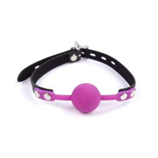 Top Quality Silicon Material Seamless Locking Soft Jelly Rubber Ball Gag purple 18+ - Інтернет-магазин спільних покупок ToGether