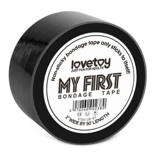 Липка стрічка чорна скотч для бондажа Sticky Bondage Tape 18+ - Інтернет-магазин спільних покупок ToGether