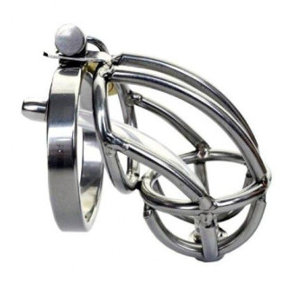 The Captus Stainless Steel Chastity with Urethral Stretching Penis Plug ZA143 18+ - Інтернет-магазин спільних покупок ToGether