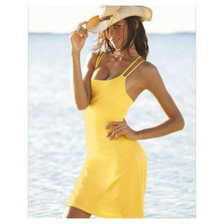 Пляжна туніка лимонного кольору 18+ - Інтернет-магазин спільних покупок ToGether