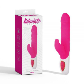 Рожевий мультишвидкісний вібратор Thumping Thrusting Vibrator 18+ - Інтернет-магазин спільних покупок ToGether