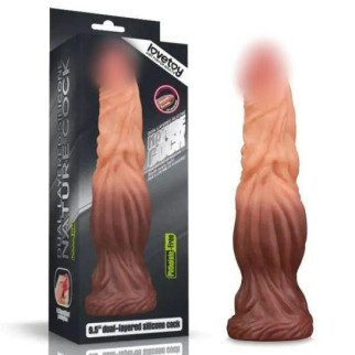 9.5 Dual layered Liquid Silicone Nature Cock 18+ - Інтернет-магазин спільних покупок ToGether