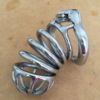 Stainless Steel Male Chastity Device / Stainless Steel Chastity Cage ZC100 18+ - Інтернет-магазин спільних покупок ToGether