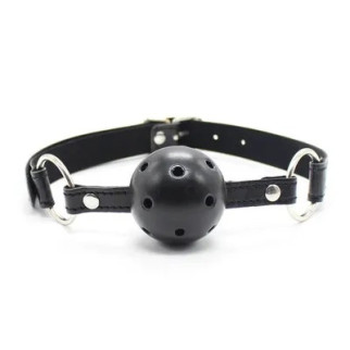 Чорний повітропроникний ляп для рота Breathable Ball Gag 18+ - Інтернет-магазин спільних покупок ToGether