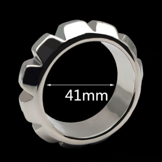 Stainless Steel Cock Ring with gearwheel Small 18+ - Інтернет-магазин спільних покупок ToGether