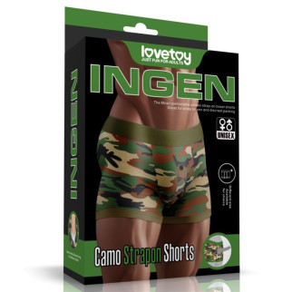 Шорти камуфляжні для страпона Camo Strapon Shorts Large 18+ - Інтернет-магазин спільних покупок ToGether