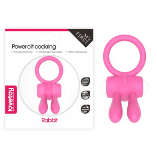 Рожеве ерекційне кільце з вібрацією Power Clit Silicone Cockring 18+ - Інтернет-магазин спільних покупок ToGether