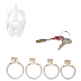 Resin 2.0 Cobra chastity device white 18+ - Інтернет-магазин спільних покупок ToGether