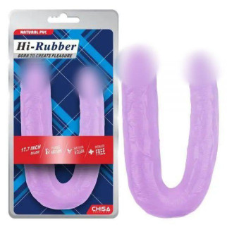 Фіолетовий подвійний фалоімітатор для мастурбации 17.7 Inch Dildo 18+ - Інтернет-магазин спільних покупок ToGether