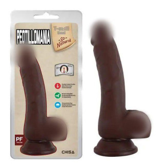 Реалістичний фалоімітатор коричневого кольору Peotillomania 18+ - Інтернет-магазин спільних покупок ToGether