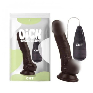 Вібратор на присоску з пультом керування Super Realistic Vibrating Dildo Brown 18+ - Інтернет-магазин спільних покупок ToGether