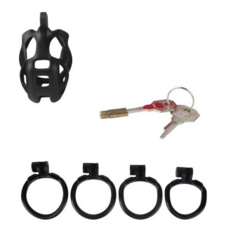 Resin 2.0 Cobra chastity device black Розмір С 18+ - Інтернет-магазин спільних покупок ToGether