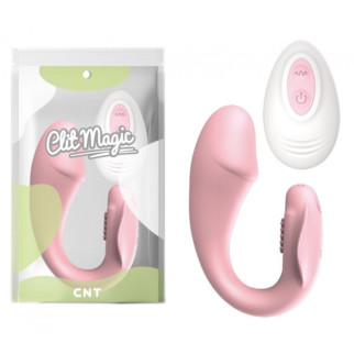 Подвійний вібростимулятор для жінок Dolphin Strap-on Remote Version Pink 18+ - Інтернет-магазин спільних покупок ToGether