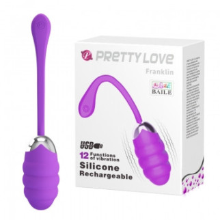 Віброяйце - Pretty Love Franklin Vibrating Egg Purple 18+ - Інтернет-магазин спільних покупок ToGether