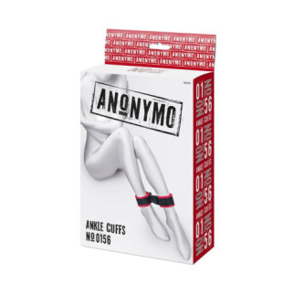 Наручники — Anonymo handcuffs, velour, red, 29 cm 18+ - Інтернет-магазин спільних покупок ToGether