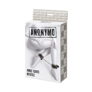 Наручники — Anonymo handcuffs, PU leather, print, 27 cm 18+ - Інтернет-магазин спільних покупок ToGether