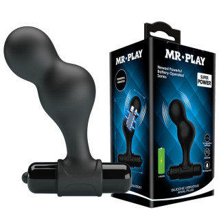 Анальна пробка — Mr.Play Silicone Vibrating Anal Plug 18+ - Інтернет-магазин спільних покупок ToGether