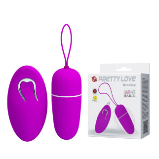 Віброяйце - Pretty Love Bradley Vibrating Egg Purple  18+ - Інтернет-магазин спільних покупок ToGether