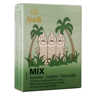 Презервативи - Amor Mix, 3 шт. 18+ - Інтернет-магазин спільних покупок ToGether