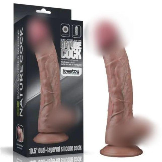 10.5 Dual Layered Platinum Silicone Cock 18+ - Інтернет-магазин спільних покупок ToGether