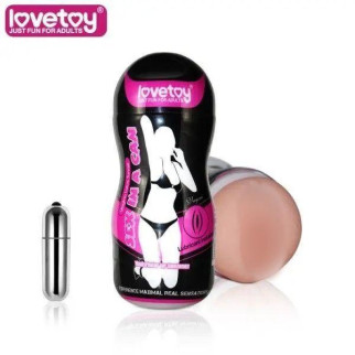 SEX IN A CAN-Мастурбатор із вібрацією Lovetoy 18+ - Інтернет-магазин спільних покупок ToGether
