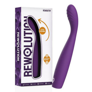 Вібратор для стимуляції точки G фіолетовий Rewolution Rewostim Flexible Vibrator 18+ - Інтернет-магазин спільних покупок ToGether