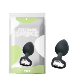 Чорна анальна пробка з діамантом Love Black Diamond Plug Small 18+ - Інтернет-магазин спільних покупок ToGether