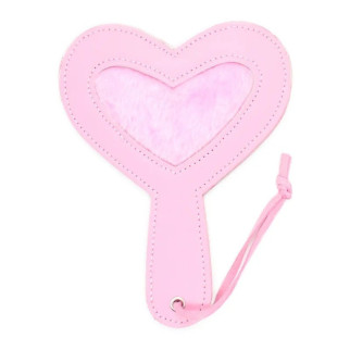 Шлепалка з ручкою Mini Heart Paddle Pink 18+ - Інтернет-магазин спільних покупок ToGether