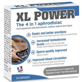 Препарат для ерекції XL Power Aphrodisiac Erection Capsules, 20 капсул 18+ - Інтернет-магазин спільних покупок ToGether