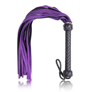 The couple fun toys health care products wholesale leather whip whip whip handle bold purple powder recruit 18+ - Інтернет-магазин спільних покупок ToGether