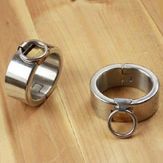 Сталеві наручники еліпсної форми для чоловіків і жінок 18+ - Інтернет-магазин спільних покупок ToGether