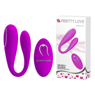 Вібратор PRETTY LOVE ALGERNON USB PURPLE 12 function  18+ - Інтернет-магазин спільних покупок ToGether