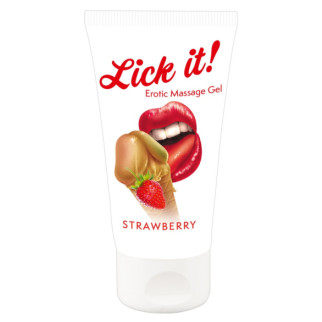 Оральний лубрикант Lick it! Strawberry 50 ml  18+ - Інтернет-магазин спільних покупок ToGether