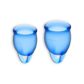 Вагінальні чаши набір Satisfyer Feel confident Menstrual Cup (dark blue)  18+ - Інтернет-магазин спільних покупок ToGether