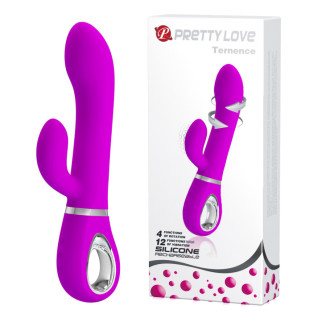 Вібратор PRETTY LOVE TERNENCE USB PURPLE 4 rot. 12 vibration  18+ - Інтернет-магазин спільних покупок ToGether