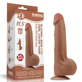 Фалоімітатор 11.5'' King Sized Sliding Skin Dual Layer Dong  18+ - Інтернет-магазин спільних покупок ToGether