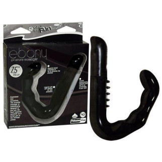 Масажер простати Ebony Prostate Massager black  18+ - Інтернет-магазин спільних покупок ToGether