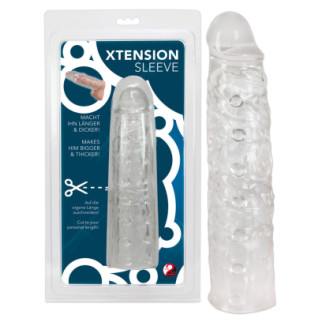 Насадка на член XTension Sleeve transparent  18+ - Інтернет-магазин спільних покупок ToGether