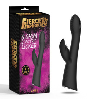 Вібратор чорний з вусиками G-gasm Electric Licker 18+ - Інтернет-магазин спільних покупок ToGether