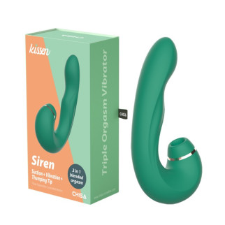 Вібростимулятор для жінок Triple Orgasm Vibrator Kissen Siren 18+ - Інтернет-магазин спільних покупок ToGether
